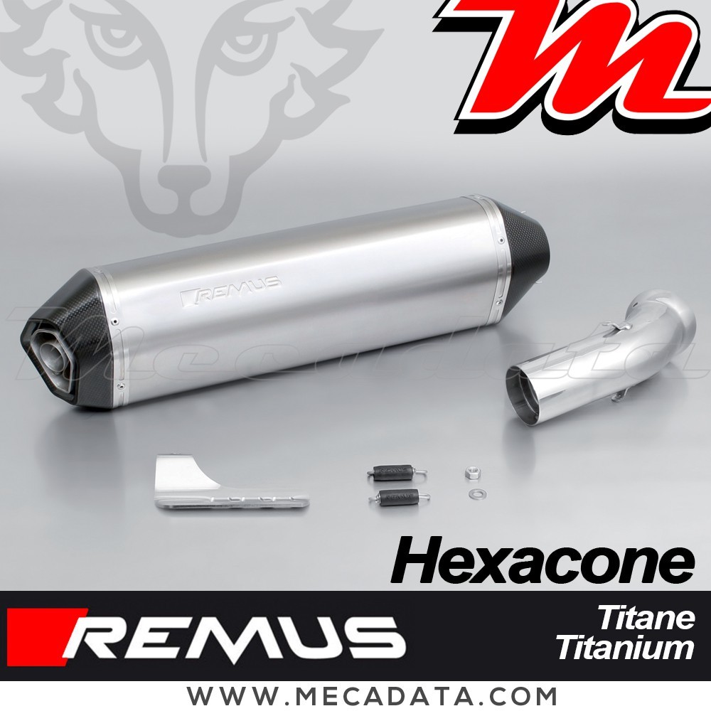 Silencieux Pot échappement REMUS Hexacone sans Catalyseur BMW K 1200 GT 2006-2008