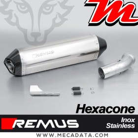 Silencieux Pot échappement REMUS Hexacone sans Catalyseur BMW K 1200 S 2005-2008