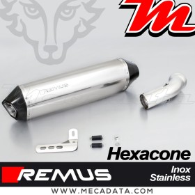 Silencieux d'échappement - BMW K 1300 GT 2009-2011 - REMUS Hexacone - avec Catalyseur