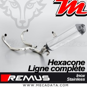 Ligne complète pot d'échappement - BMW R1200 GS 2004-2009 - REMUS Hexacone