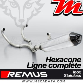 Ligne complète pot d'échappement - BMW R1200 GS 2010-2012 - REMUS Hexacone