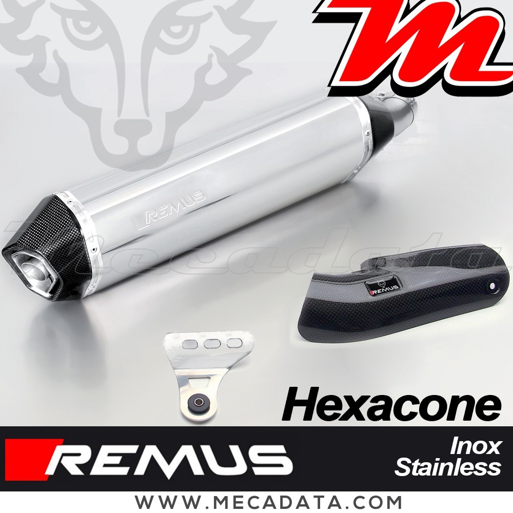 Silencieux d'échappement - BMW R 1200 GS Adventure 2014-2016 - REMUS Hexacone