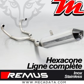 Ligne complète pot d'échappement BMW R 1200 RT 2010-2013 REMUS Hexacone