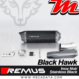 Silencieux d'échappement BMW R 1200 RT 2014-2016 REMUS Black Hawk