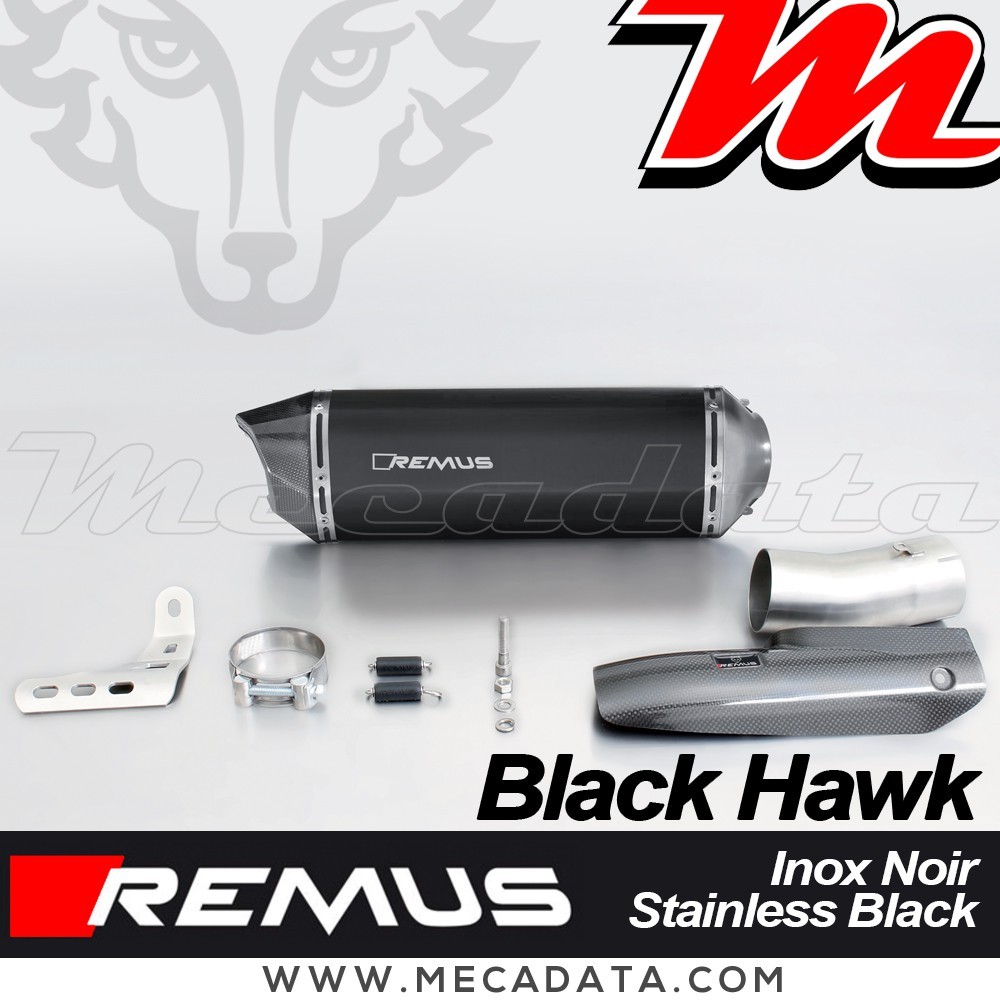 Silencieux d'échappement BMW R 1200 RT 2014-2016 REMUS Black Hawk