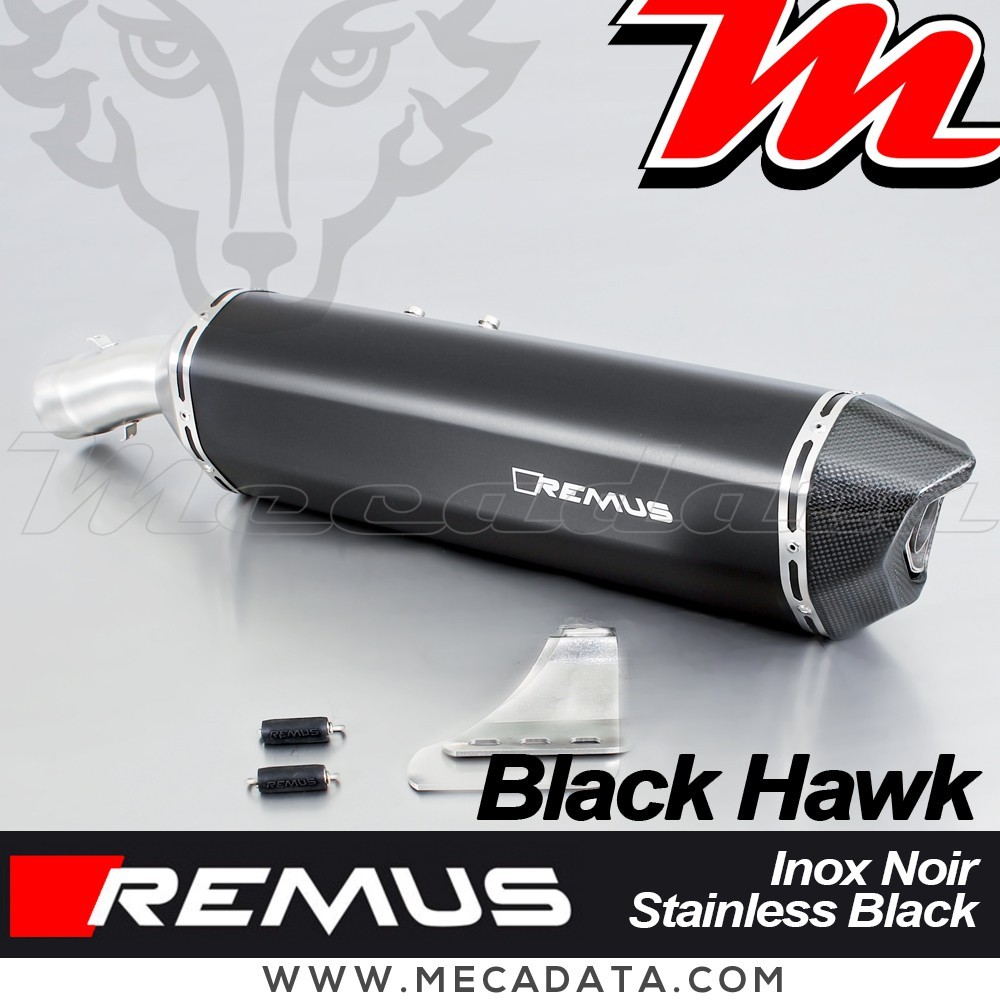 Silencieux Pot d'échappement REMUS Black Hawk BMW F 800 R 2009-2014