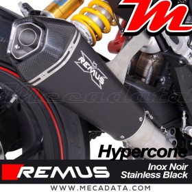 Silencieux Pot d'échappement Ducati Hypermotard 939 (2016-2017) REMUS Hypercone
