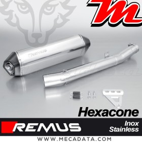Silencieux Pot d'échappement Kawasaki GTR 1400 (2007-2016) REMUS Hexacone