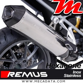 Silencieux d'échappement - BMW R 1200 GS 2016 - 2018 - REMUS Hexacone