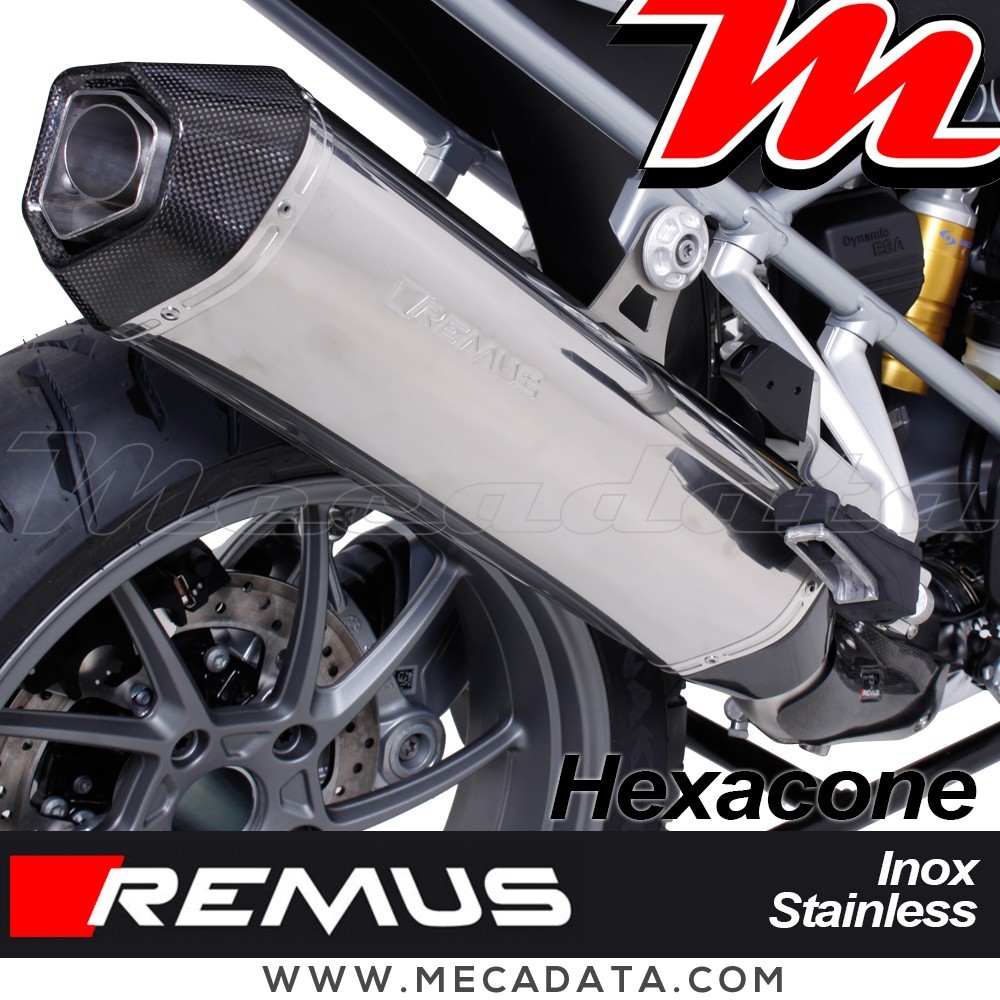 Silencieux d'échappement - BMW R 1200 GS Adventure 2016-2018 - REMUS Hexacone