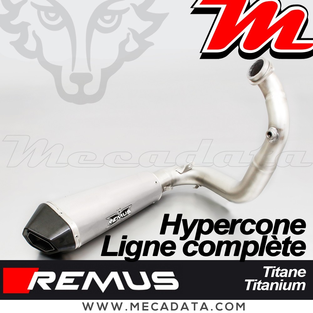 Ligne Complète Pot d'échappement KTM 690 Duke 4R 2012-2015 REMUS Hypercone