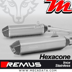 Paire de Silencieux Pot d'échappement REMUS Hexacone BMW K 1600 GT 2011-2016
