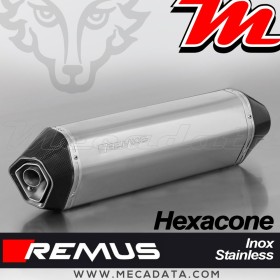 Silencieux Pot d'échappement Husqvarna 701 Supermoto 2016-2017 REMUS Hexacone