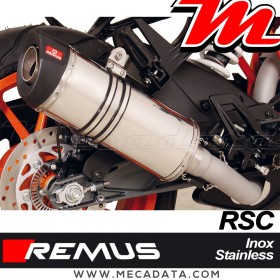 Silencieux Pot échappement Remus RSC KTM 125 Duke 11+, 125 RC 14+, 200 Duke 12+ et 200 RC 14+