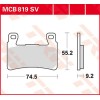 Plaquettes de frein Avant ~ Honda CB 400 Super Four NC39 1999-2003 ~ TRW Lucas MCB 819