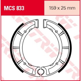 Mâchoires de frein Avant ~ Yamaha YFB 250 Timberwolf 1994-2000 ~ TRW Lucas MCS 833
