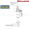 Amortisseur Ohlins HONDA CRF 150 R (2006-2017) HO 1690 PFP (S46PR1C2)  - Arrière