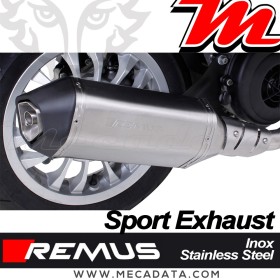 Ligne complète Pot d'échappement ~ Vespa Primavera 125ie 3V 2016-2017 ~ Remus Sport Exhaust