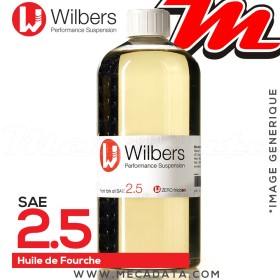 Huile de Fourche Moto Wilbers SAE 2.5 - Quantite : 1x Litre