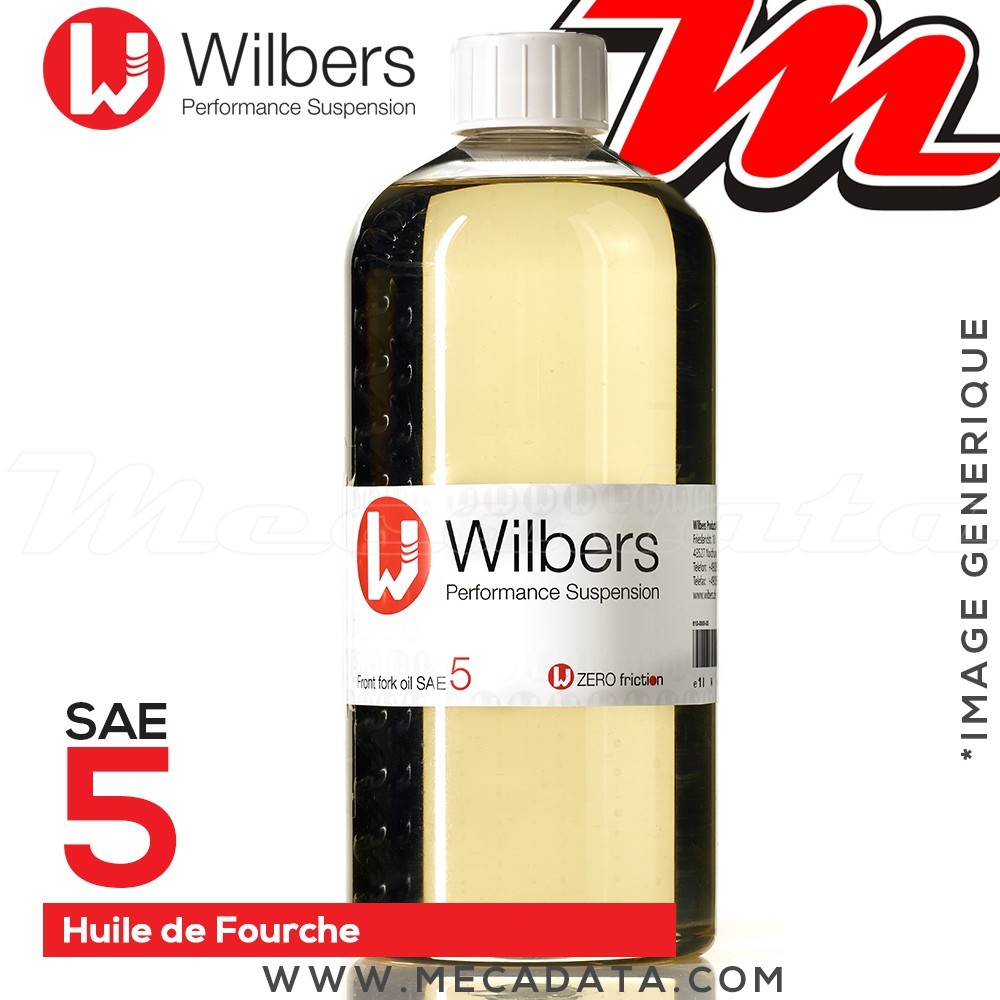 Huile de Fourche Moto Wilbers SAE 5 - Quantite : 1x Litre