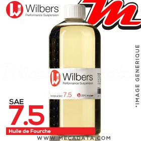 Huile de Fourche Moto Wilbers SAE 7.5 - Quantite : 1x Litre