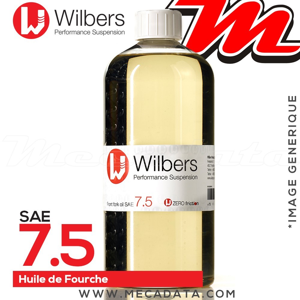 Huile de Fourche Moto Wilbers SAE 7.5 - Quantite : 1x Litre