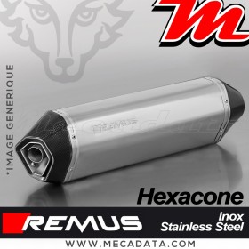 Silencieux Pot d'échappement TRIUMPH Tiger 800 XRx 2015+ REMUS Hexacone