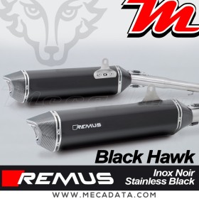 Paire de Silencieux Pot d'échappement REMUS Black Hawk BMW K 1600 GTL 2017 - 2020