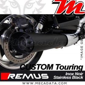 Paire de silencieux Pot d'échappement Triumph Rocket III Roadster 2011-2016 REMUS Custom Touring