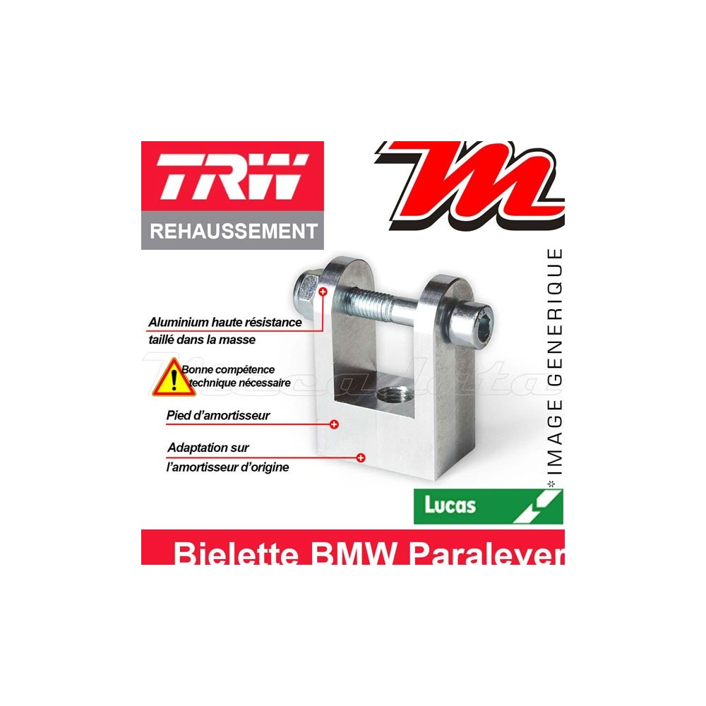 Kit de Rehaussement TRW Lucas - 25 mm SUZUKI GSX-R 750 (C4) 2011 +