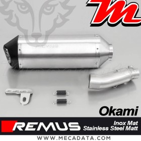 Silencieux Pot échappement REMUS Okami Honda NC 750 X 2017 + Honda NC 750 S 2017 +