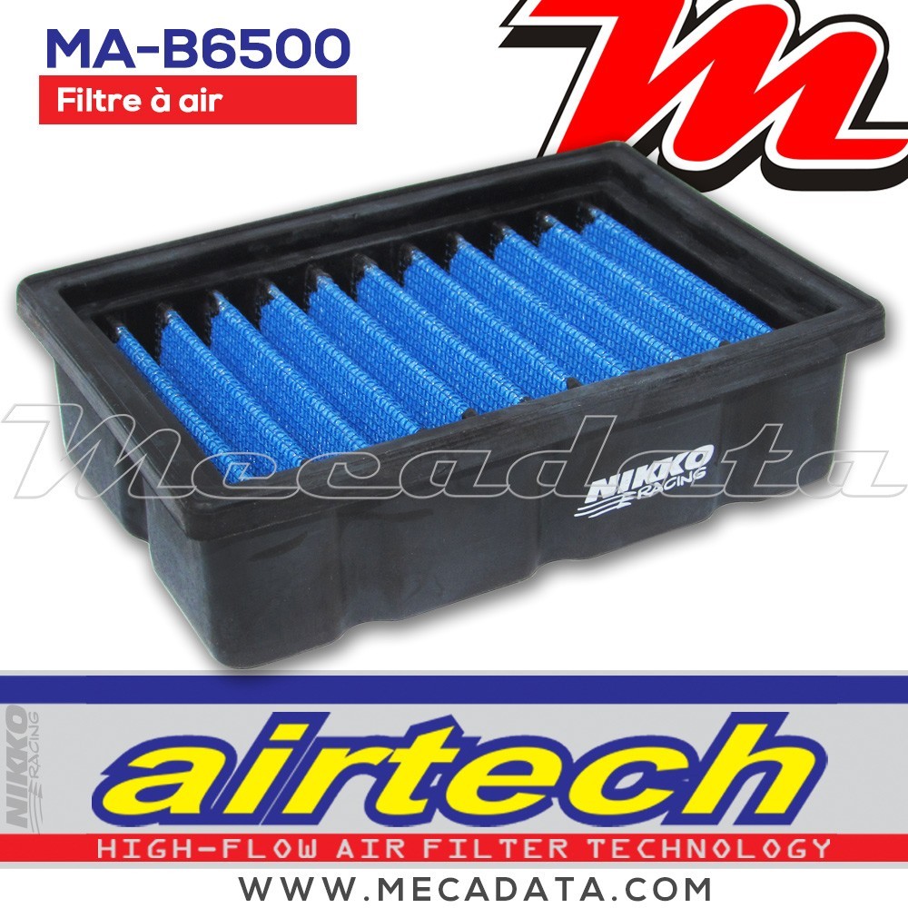 Filtre à air Moto Airtech Nikko Racing MA-B6500