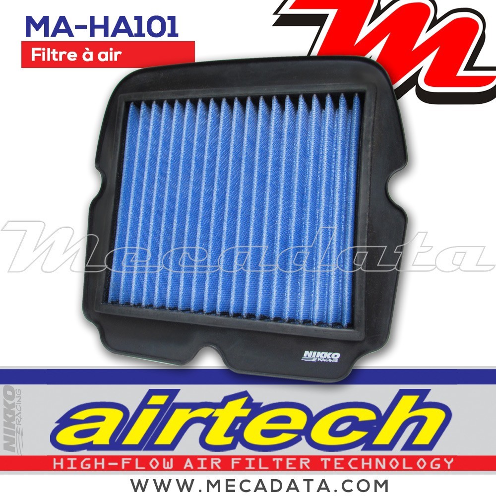 Filtre à air Moto Airtech Nikko Racing MA-HA101