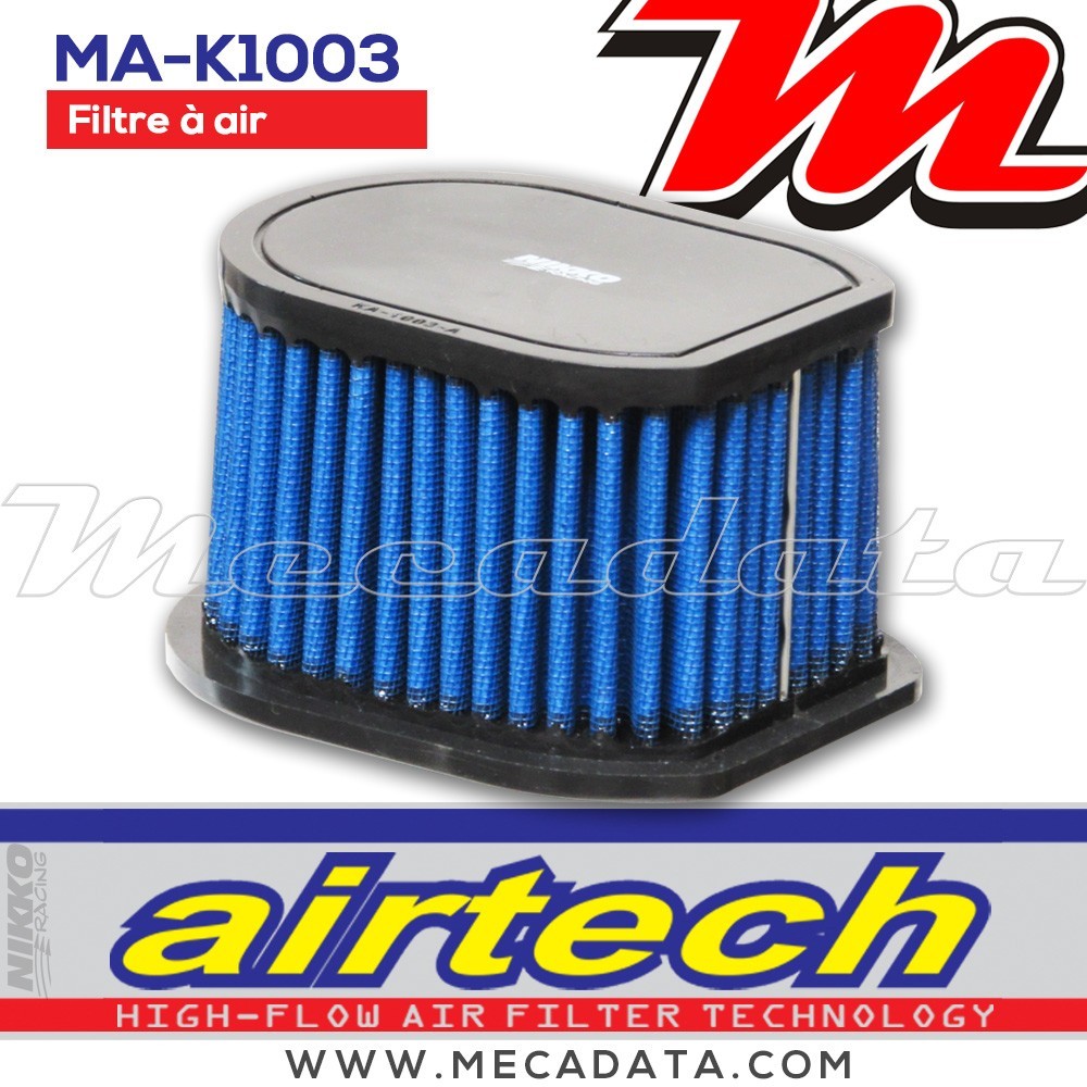 Filtre à air Moto Airtech Nikko Racing MA-K1003