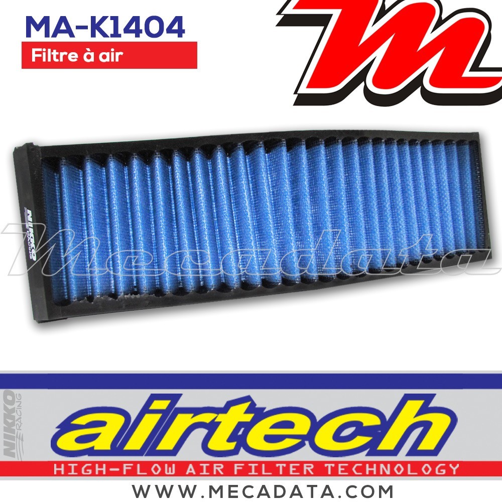 Filtre à air Moto Airtech Nikko Racing MA-K1404