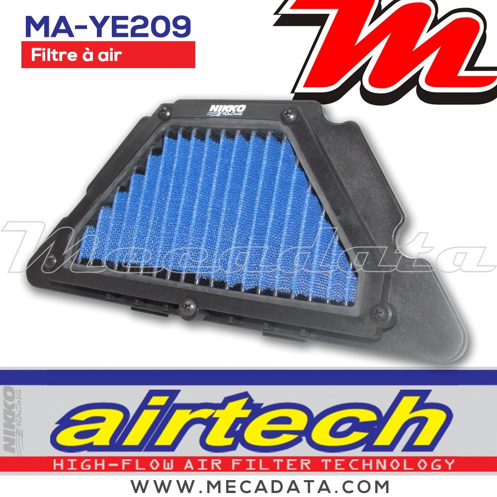 Filtre à air Moto Airtech Nikko Racing MA-YE209