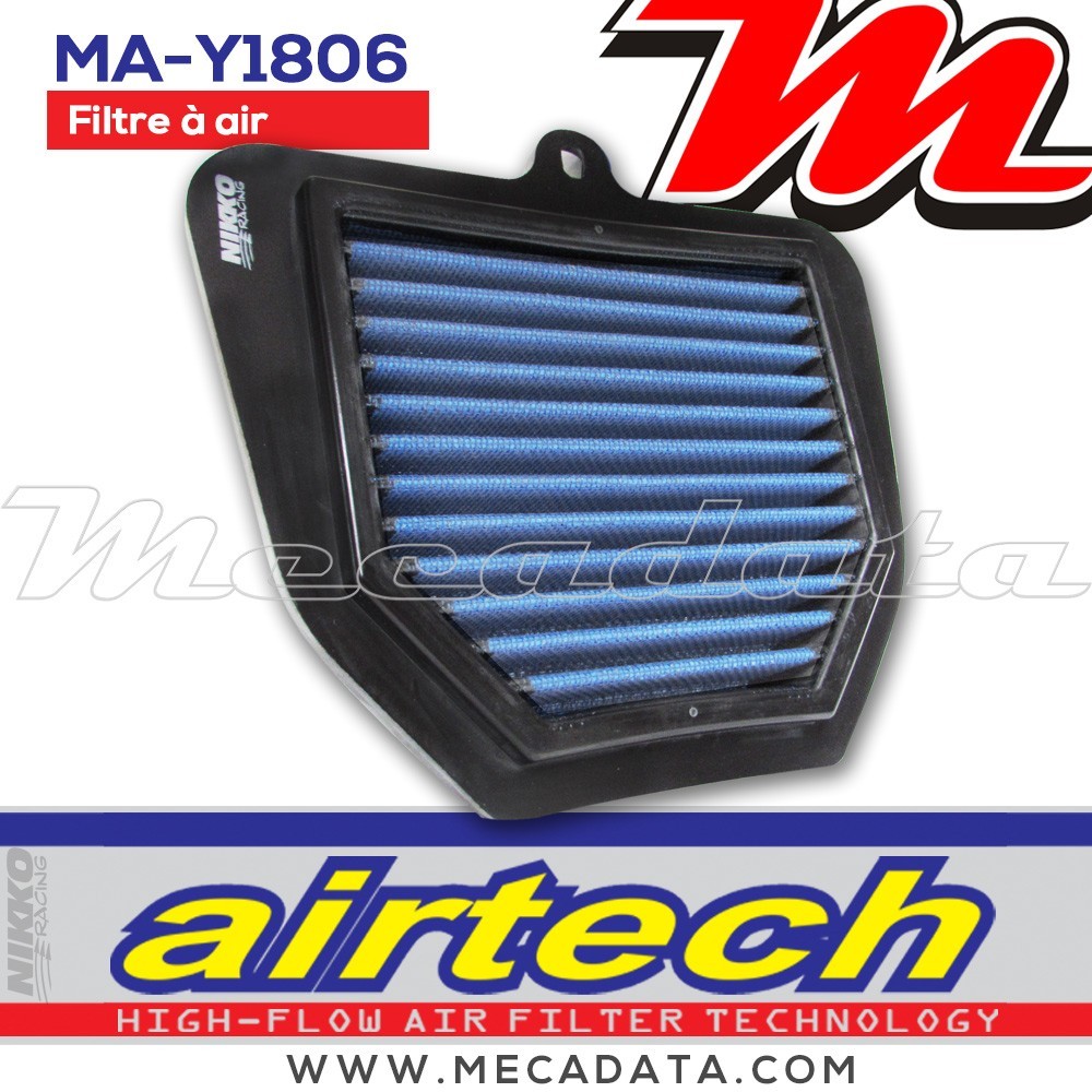 Filtre à air Moto Airtech Nikko Racing MA-Y1806