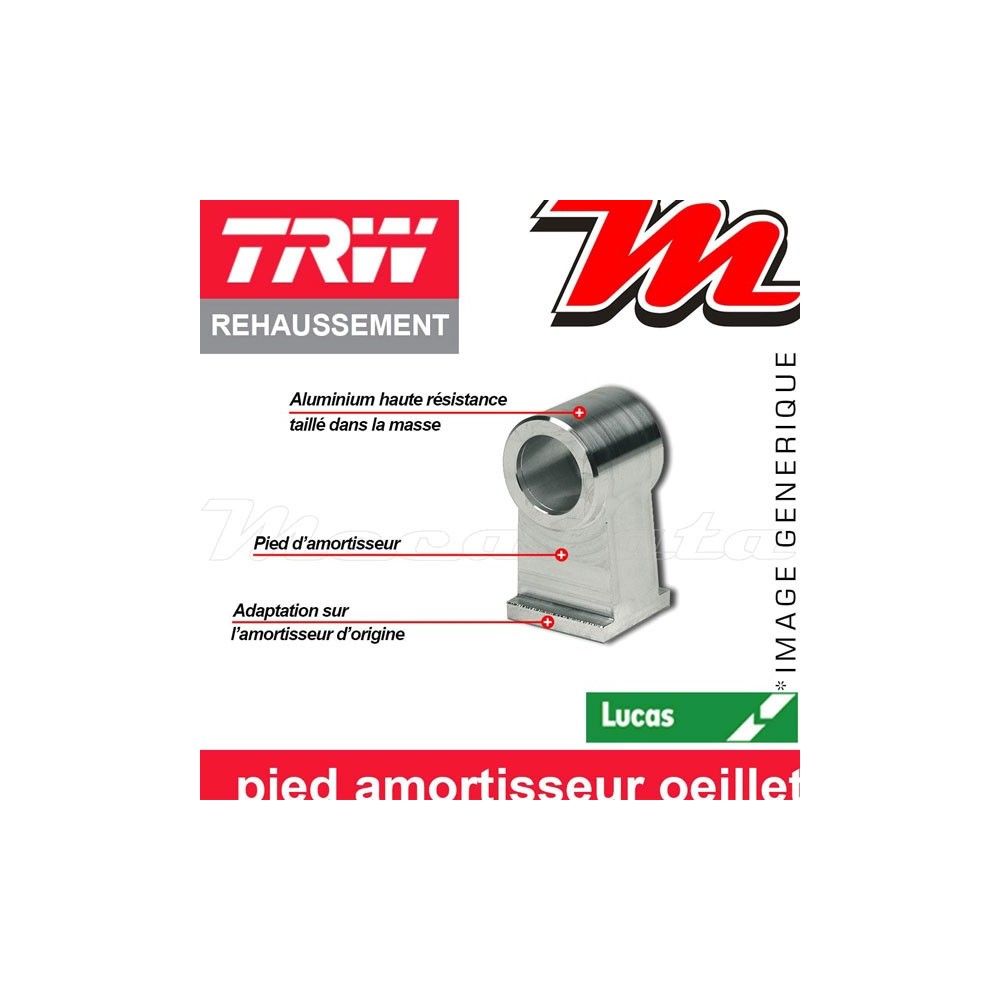 Kit de Rehaussement TRW Lucas - 30 mm YAMAHA MT-03 660 (RM02) 2005 - 2010