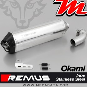 Silencieux Pot échappement Remus Okami Suzuki DL 1000 V-Strom 14+