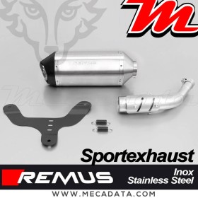 Silencieux Pot d'échappement REMUS Sportexhaust Vespa GTV 300 Sei Giorni (MA3C) 2017 - 2019