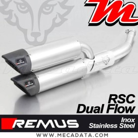 Silencieux Pot d'échappement REMUS Dual Flow Vespa GTV 300 Sei Giorni (MA3C) 2017 - 2019