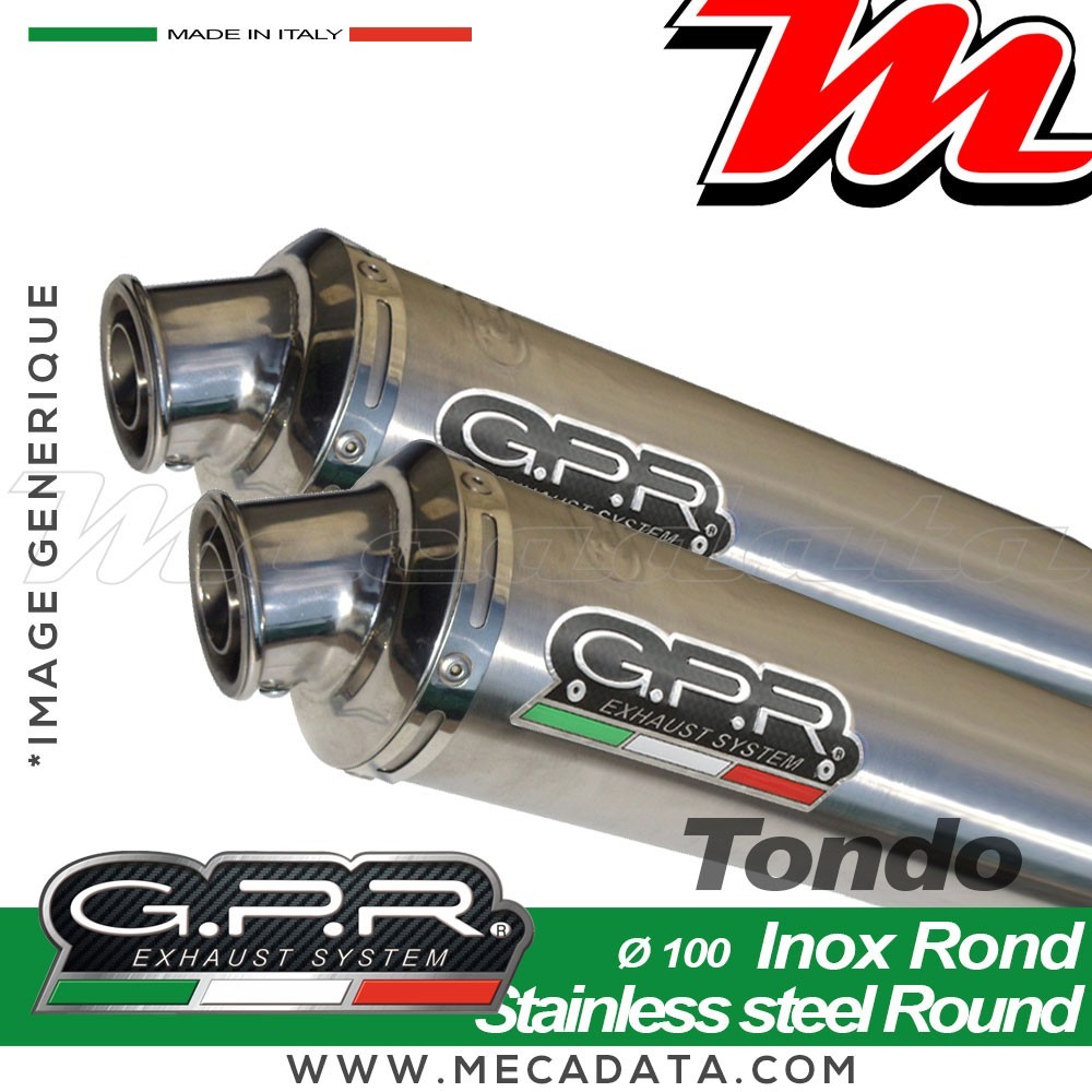 Silencieux Pot d'échappement GPR TONDO DUCATI MONSTER S2R 2004 - 2007