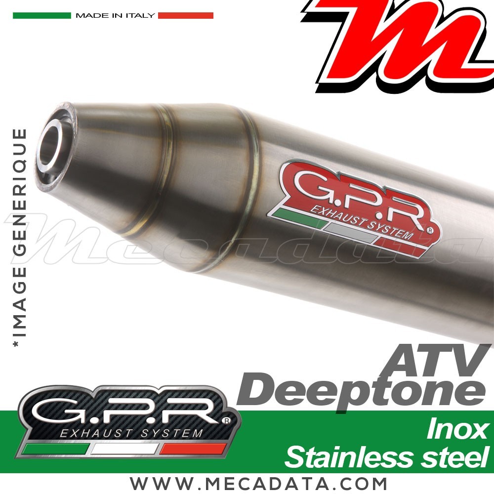Silencieux Pot d'échappement GPR DEEPTONE ATV ACCESS ACCESS 450