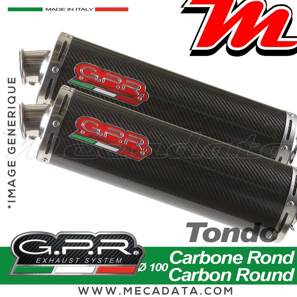 Silencieux Pot d'échappement GPR TONDO DUCATI MONSTER S4R 2003 - 2007
