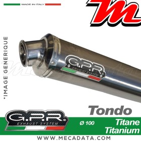 Silencieux Pot d'échappement GPR TONDO HYOSUNG COMET 125 GT - R 2003 - 2014