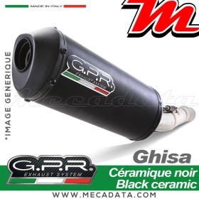 Silencieux Pot d'échappement GPR GHISA KAWASAKI ER 6 N - F 2005 - 2011