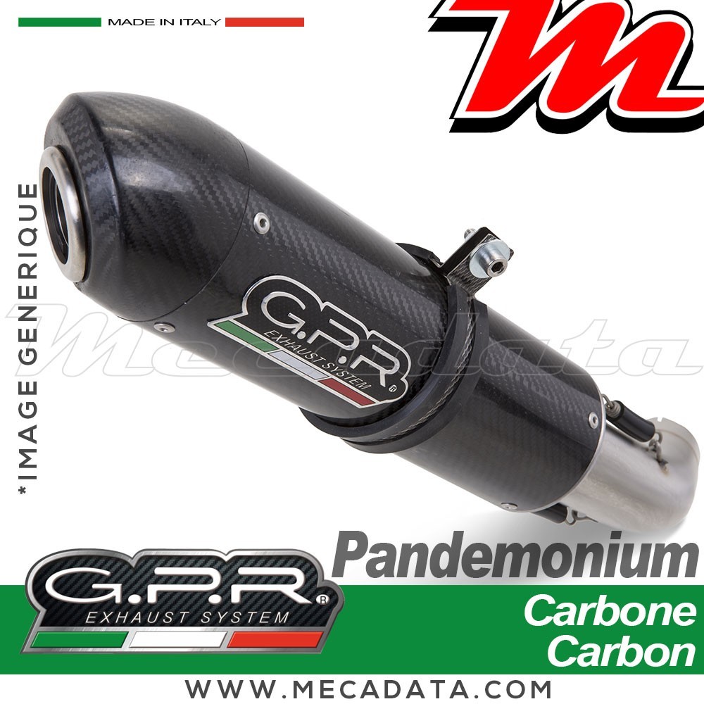 Ligne complète d'échappement GPR PANDEMONIUM KAWASAKI VERSYS 650 2015 - 2016