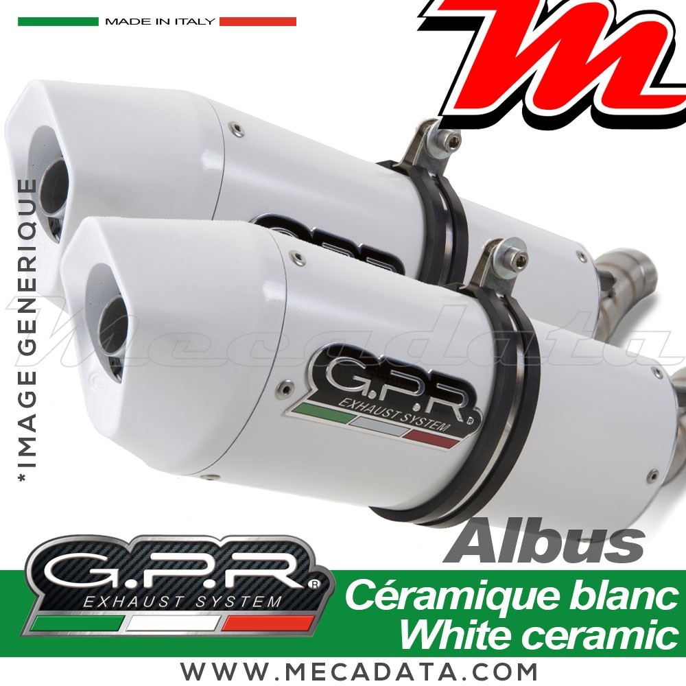 Silencieux Pot d'échappement GPR ALBUS KTM LC8 ADVENTURE - R - DAKAR 2006 - 2014