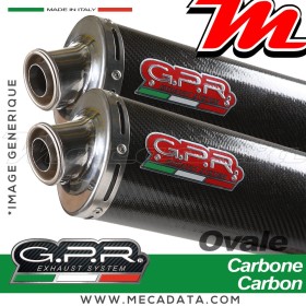 Silencieux Pot d'échappement GPR OVAL MOTO MORINI CORSARO 1200 2005 - 2011