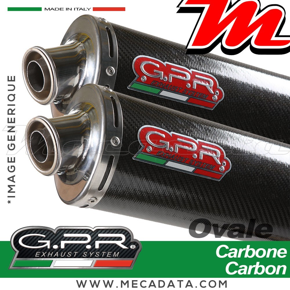 Silencieux Pot d'échappement GPR OVAL MOTO MORINI CORSARO 1200 2005 - 2011